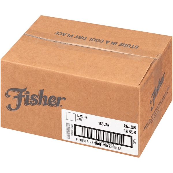 Fisher Fisher Roasted Sunflower Kernels No Salt 32 oz., PK3 18858A - main